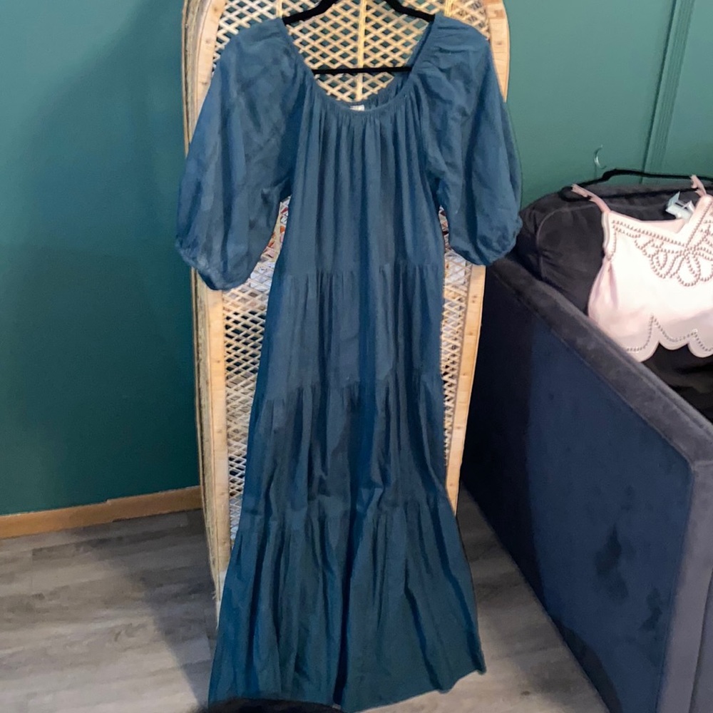 Emerald green maxi dress from Target